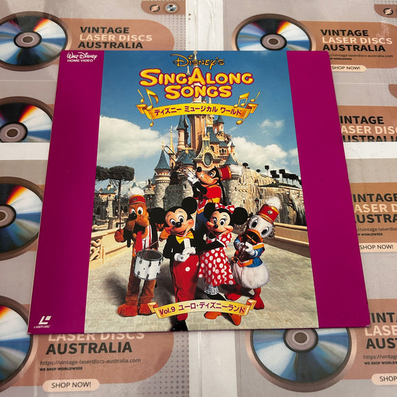 Disney Sing Along Songs Volume 09 : Let's Go to Euro Disneyland! PILA-1219 ( 0923 )