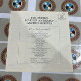 Jan Peerce : With Marian Anderson & Andres Segovia WV045-3514 ( W0767 )